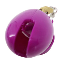 Denial In Purple Sissy Chastity Cage Lock The Cock Cage Product For Sale Image 18