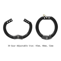 Big Black Silicone Prisoner Lock The Cock Cage Product For Sale Image 13
