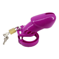 Denial In Purple Sissy Chastity Cage Lock The Cock Cage Product For Sale Image 10