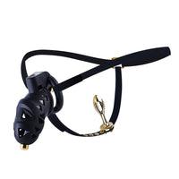 Elevate your sex life with the Rattlesnake, a stainless steel male chastity belt. Inspired by basilisk and rattlesnake designs, this double-sided device ensures you've got unmatched control and style.