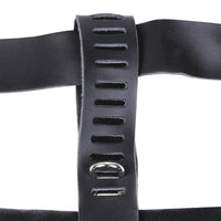 Embrace control with our women's belt the Black Hole leather design. Easy to remove when permitted, it features holes for piercings and jewelry, accommodating even Prince Albert. Elevate your BDSM experience with style and security.