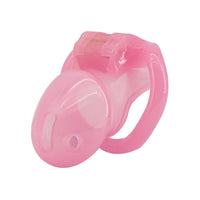 Embark on new fantasies with the Pink Holy Trainer V3 sissy a tube penis enclosure offering a snug fit with five rings. The harness design ensures comfort, while the inflatable vibrating feature enhances your image.