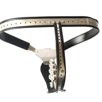 Discover the ultimate in control and stimulation with our versatile female chastity belt. This sleek design allows customizable penetration frequency with added options for dildo use and cunnilingus.
