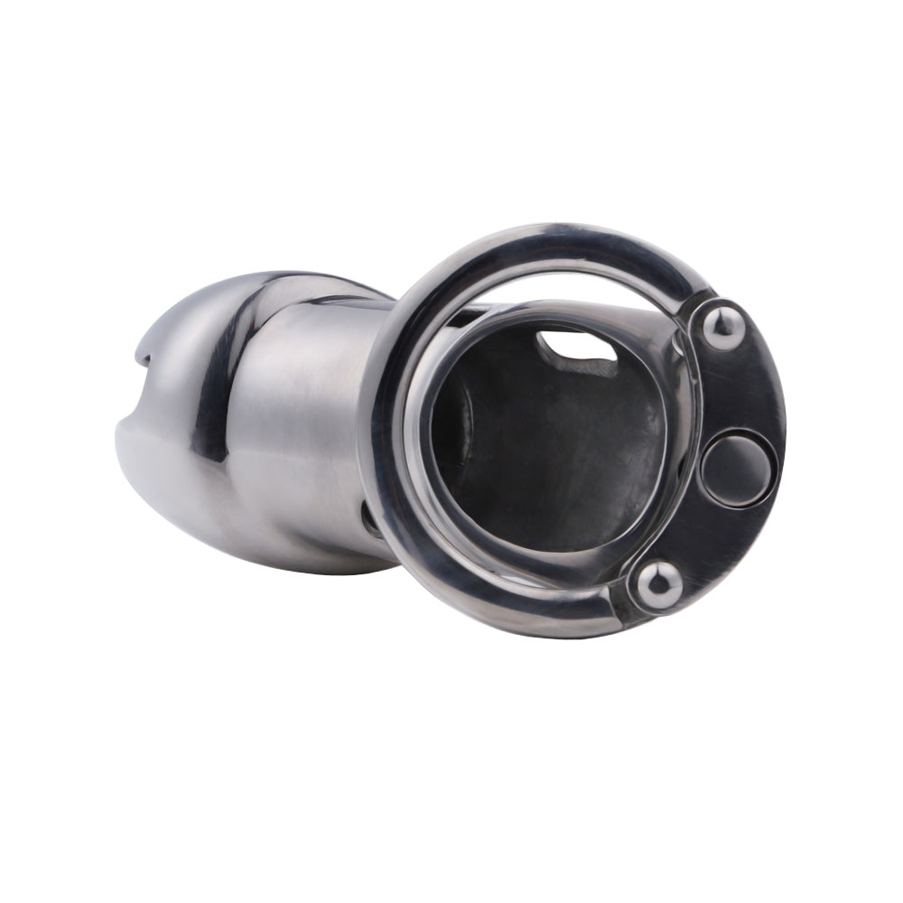 Embrace true submission with our steel cock kit a tube male chastity device for the sub who asked for control. Crafted from stainless steel, it locks away desires forever, focusing your thoughts on surrender.