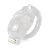 Lock, Stock, and Cage a PVC male chastity device with dual locks and adjustable rings. Like a secure pipe of control, it fits discreetly under shirts, fastened with leather belts. Keep desires in check with style and comfort!