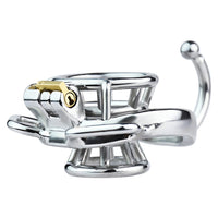 Combining style with restraint, our steel Chastity belt offers twin rings for reliable attachment. Strapped securely, it provides comfort and discretion, unlike other devices. Perfect for psychological submission, this unique design ties you to your desires while maintaining hygiene and security, making every moment both liberating and confining.