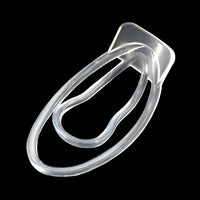Fast transformation with Fufu Lite Clear a lite chastity clip that surprises by turning manhood into a feminine vulva with clit-like appearance. As explained, it's discreet and perfect to embrace sissy fantasies.