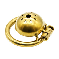 Experience the ultimate in Chastity with this fancy golden helmet that encapsulates your entire body dick. Reversed from traditional designs, it fulfills your deepest fantasies, making you happy beyond words. As one quote says, This might be the upgrade you've been seeking!
