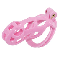 Dive into feminine elegance with this pink slut cock cage, offering comfort for long wear under loose shorts, tights, or a bikini. Secure and breathable, it's a stylish embrace of control.