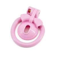 Locked in pink elegance, this rigid Sevanda cage ensures you're secured in style, perfectly sized for permanent sissification. Unlock a more fulfilling chastity experience.