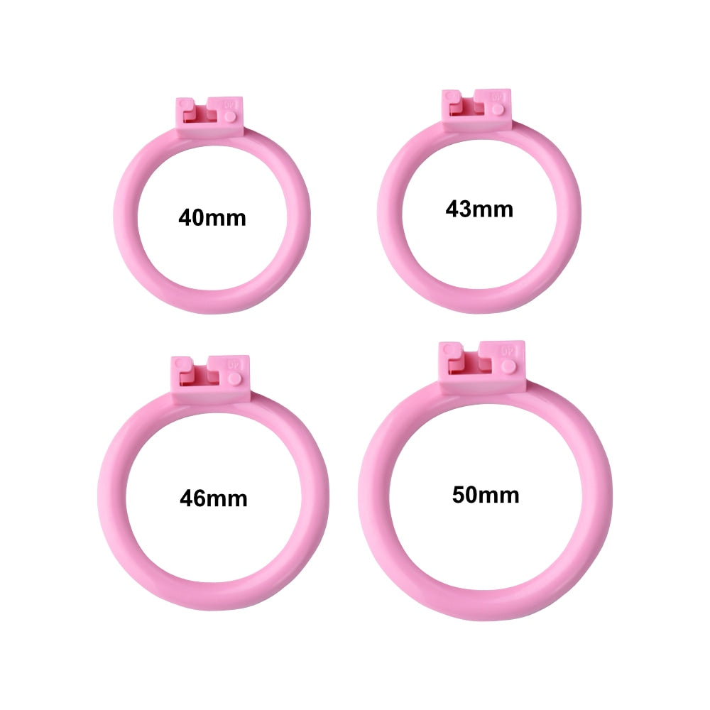 Enhance your feminine look with this vibrant pink chastity cage. Designed like a sleek speedo, it might be just what wearers need to explore sissy play. Comfortable belts ensure a secure fit for all adventures.