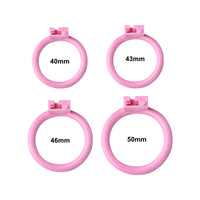 Enhance your feminine look with this vibrant pink chastity cage. Designed like a sleek speedo, it might be just what wearers need to explore sissy play. Comfortable belts ensure a secure fit for all adventures.