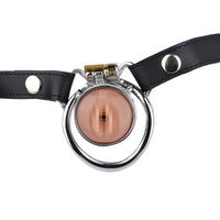 Secure your Chastity steel with ultimate comfort and style. Prevent leaks and manage dripping for a worry-free lifestyle. Perfect for those begging for controlled liberation, even while eating.