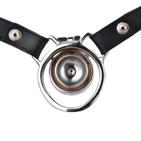 Unlock the thrill of submission with this male steel. Its comfy fit ensures secure wear, even on your knees, delaying indulgence and driving your hubby insane.