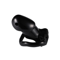 Secure your desires with our durable resin cock cage featuring a pee hole for convenience. Minimize the risk of unwanted arousal while the design safeguards your urethra (uretha). Includes catheter option for added control.