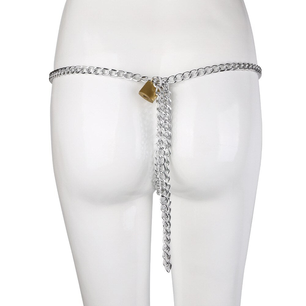 Experience the allure of our Pearled Chain Female Chastity Belt a beautifully crafted belt designed for all sizes. From small to the smallest, its adjustable chains ensure a perfect fit for those seeking a smaller, more comfortable experience. The delicate pearl accent adds elegance, while the design thoughtfully prevents any discomfort, even around sensitive areas like the testicals. Embrace sensual restraint with a belt that combines functionality and sophistication.