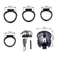 The Sissy Wrangler Resin, akin to unremovable jewelry, is the safest silicone for submission. Breathable, like a personal condo for your little guy, it offers surgical precision.