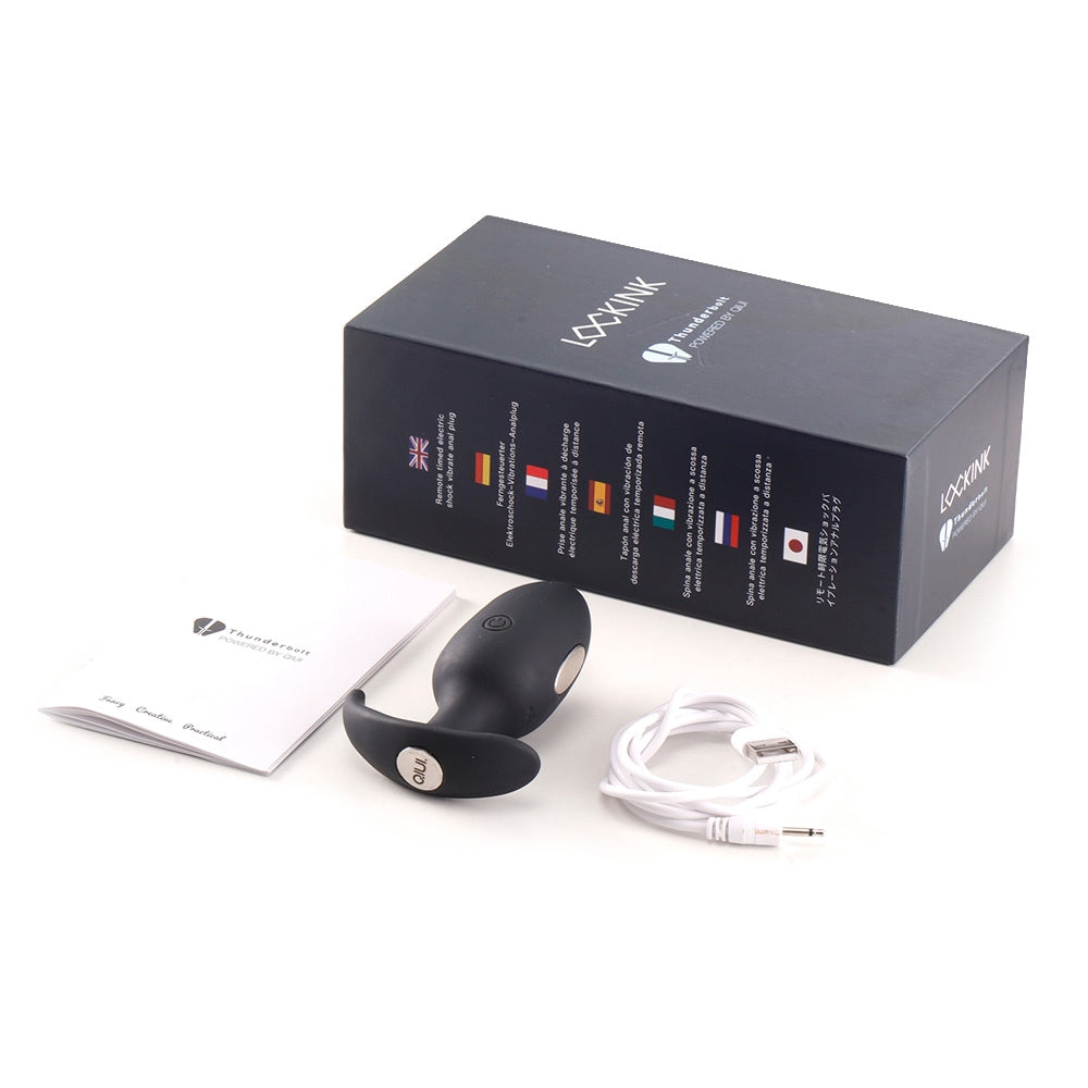 Thunderbolt Bluetooth Butt Plug Lock The Cock Thunderbolt Bluetooth Butt Plug Lock The Cock