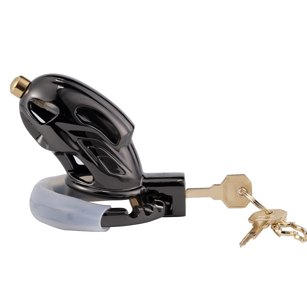 Get ready for urethral Chastity with this stylish clamp that locks in comfort and security. Because the urethra deserves a little playful adventure too”results may vary!