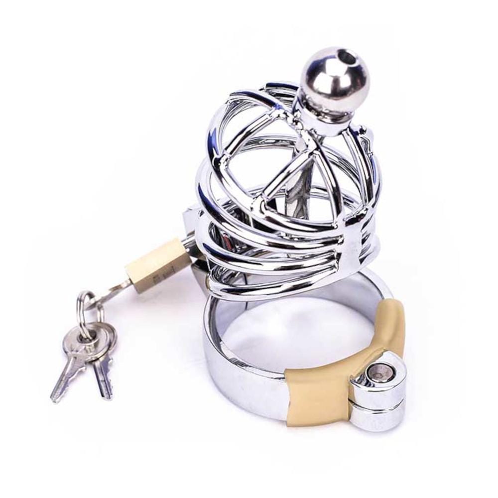 Secure your desires with the stainless steel cage! Upgrade your play with a lightweight, durable design that eliminates problems of accidental removal. Feel every move without blackout moments, thanks to its open structure and urethral sound.