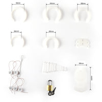 Say goodbye to chaffing and slips with the Silicone Sissy cage. Its premium silicone fits snugly between your body and testicles, preventing any pull or discomfort for secure and comfortable wear.
