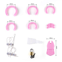 The Silicone Sissy Lock The Cock Cage Product For Sale Image 26