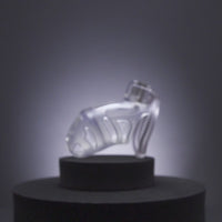 Enhance intimacy with this strong, see-through cage that keeps your boyfriend's body and dick under strict control. The ergonomic case offers comfort and visibility, making chastity play exciting and fulfilling.