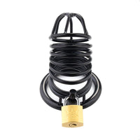 Enhance your BDSM play with our metal cage. Online keyholding offers sub motivation and control. Its sleek black finish, secure lock, and multi-ring design ensure comfort and discretion.