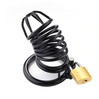 Dive into the thrilling world of Chastity with our black-plated metal design, offering comfort, style, and secure control in BDSM play. Share benefits and tackle challenges with your keyholder using customizable rings for a perfect sub fit.