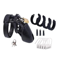 Experience ultimate control with the Midnight Black device. Its ergonomic design ensures comfort while sitting or lying in bed, and the sliding lock mechanism slides securely into place. With a pee hole for convenience, it's the perfect way to enhance your intimate adventures.