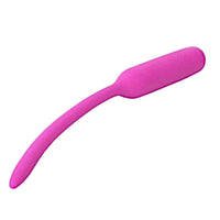 Vibrating 4.5 Inch Silicone Penis Plug Lock The Cock Cage Product For Sale Image 10