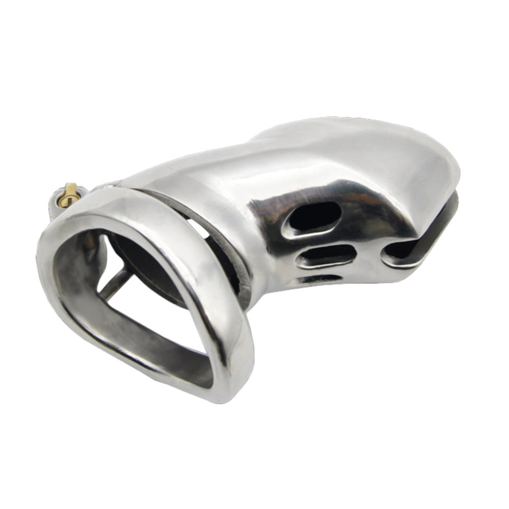Little Steel Finger Holy Trainer Male Chastity Device Lock The Cock Cage Product For Sale Image 2