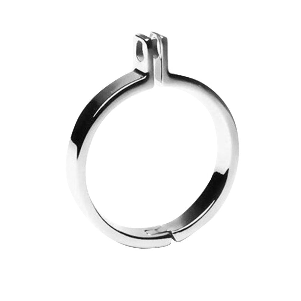 Wearing this comfortable chastity ring is ideal for little moments like a wedding. Its smaller design fits discreetly, blending with attire while steel ensures security a true companion in metal chastity.
