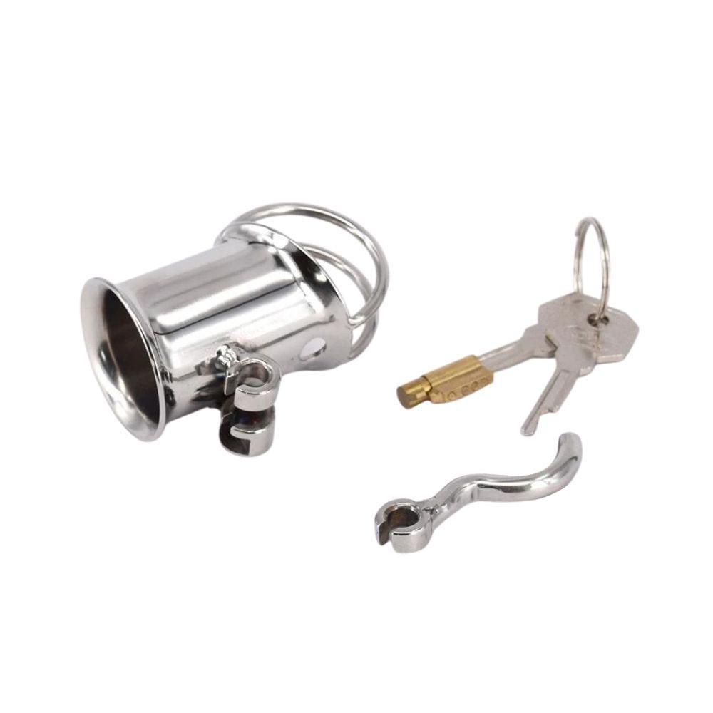 Got desires under control with our custom Prince Albert Cruel Male device made of stainless steel. This secure metal device offers unparalleled security and intensified sensations. Experience comfort and control like never before.