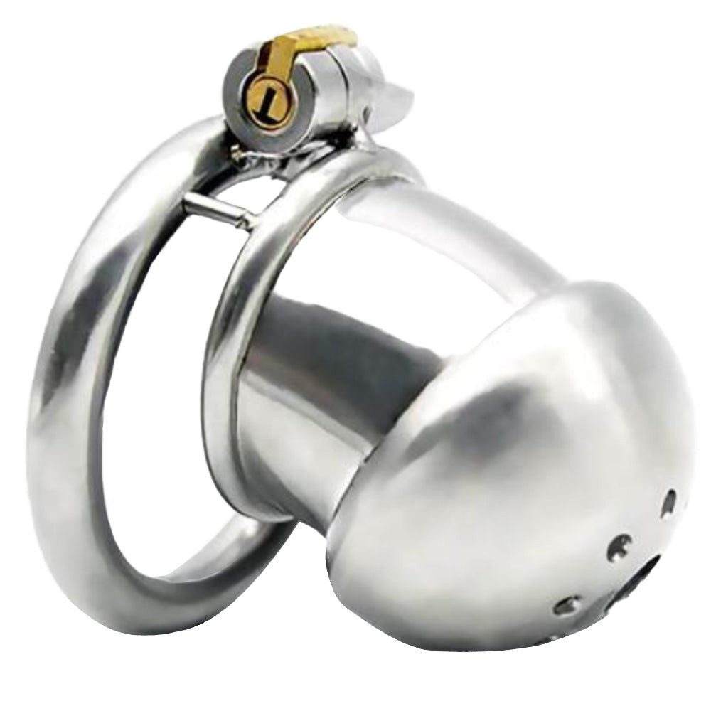 Mistress's Little Steel Chastity Cage Prison Lock The Cock Cage Product For Sale Image 3
