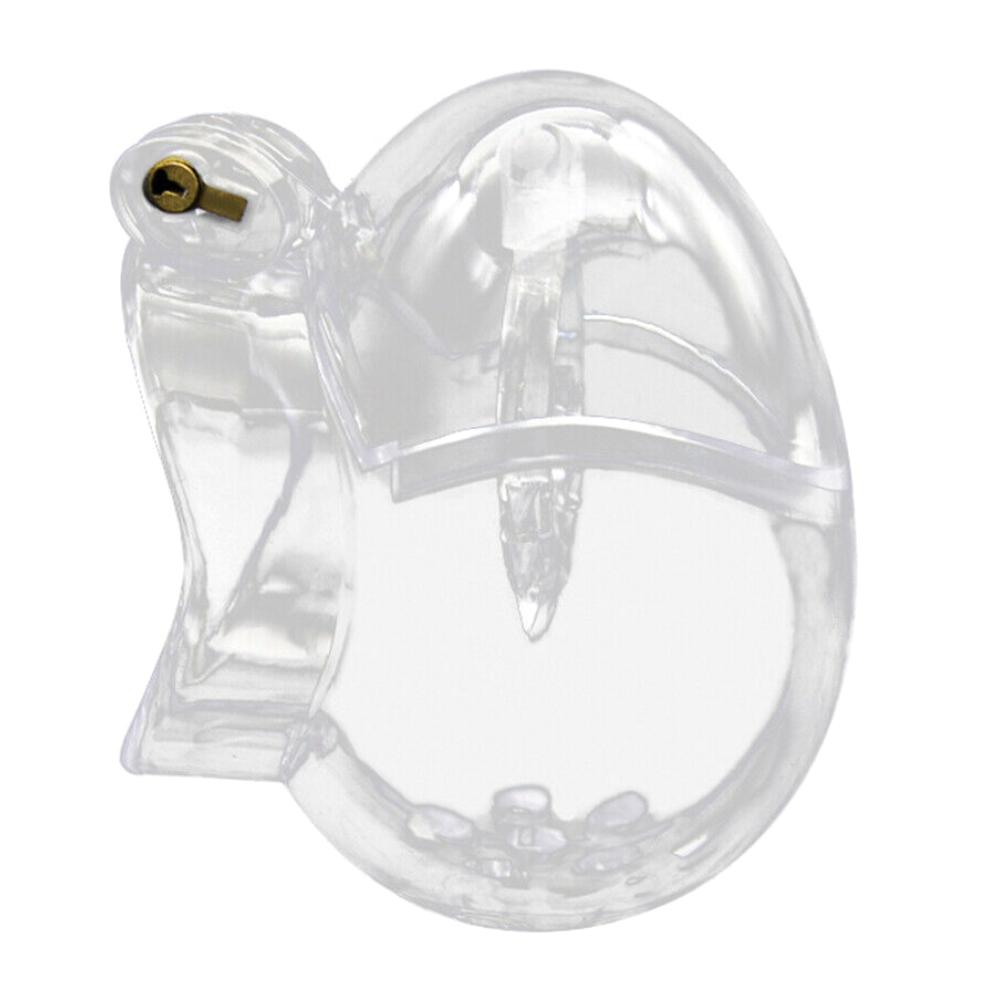 Experience ultimate control with our plastic cage a fully enclosed enclosure designed for uncircumcised men. Featuring a spiked cock restraint, vent holes for comfort, and optional rods and urethra tubes, this device ensures no escape.