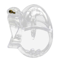 Experience ultimate control with our plastic cage a fully enclosed enclosure designed for uncircumcised men. Featuring a spiked cock restraint, vent holes for comfort, and optional rods and urethra tubes, this device ensures no escape.
