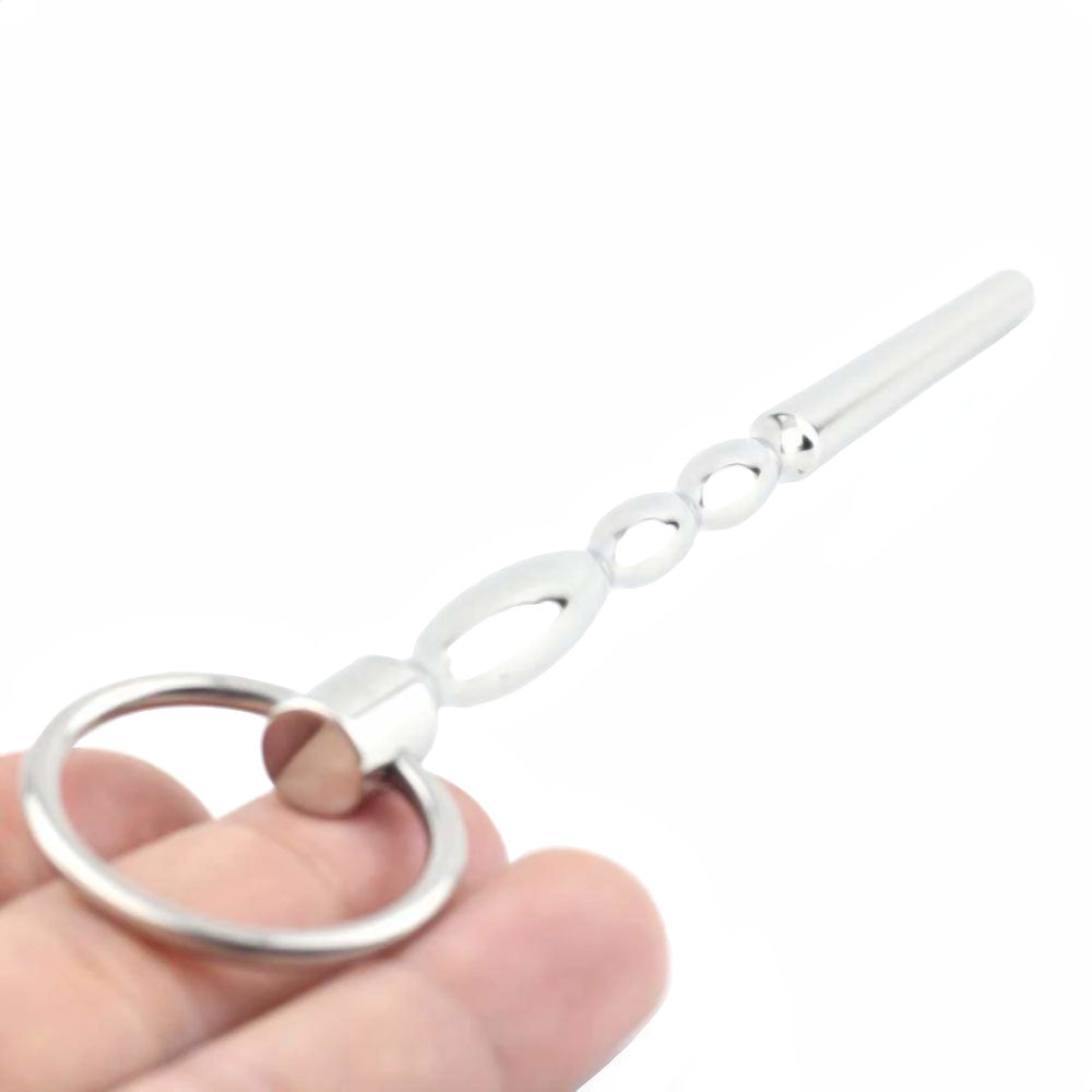 Beginner Steel Penis Plug Lock The Cock Cage Product For Sale Image 5