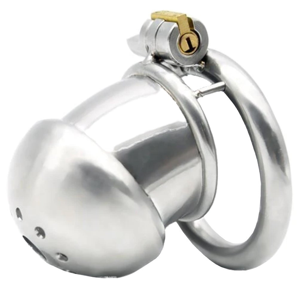 Mistress's Little Steel Chastity Cage Prison Lock The Cock Cage Product For Sale Image 2