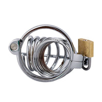 Embrace the stages of being with the Spiral of Despair kit negative. This stainless device offers a lockless design for ultimate humiliation and a negative freedom that redefines control.