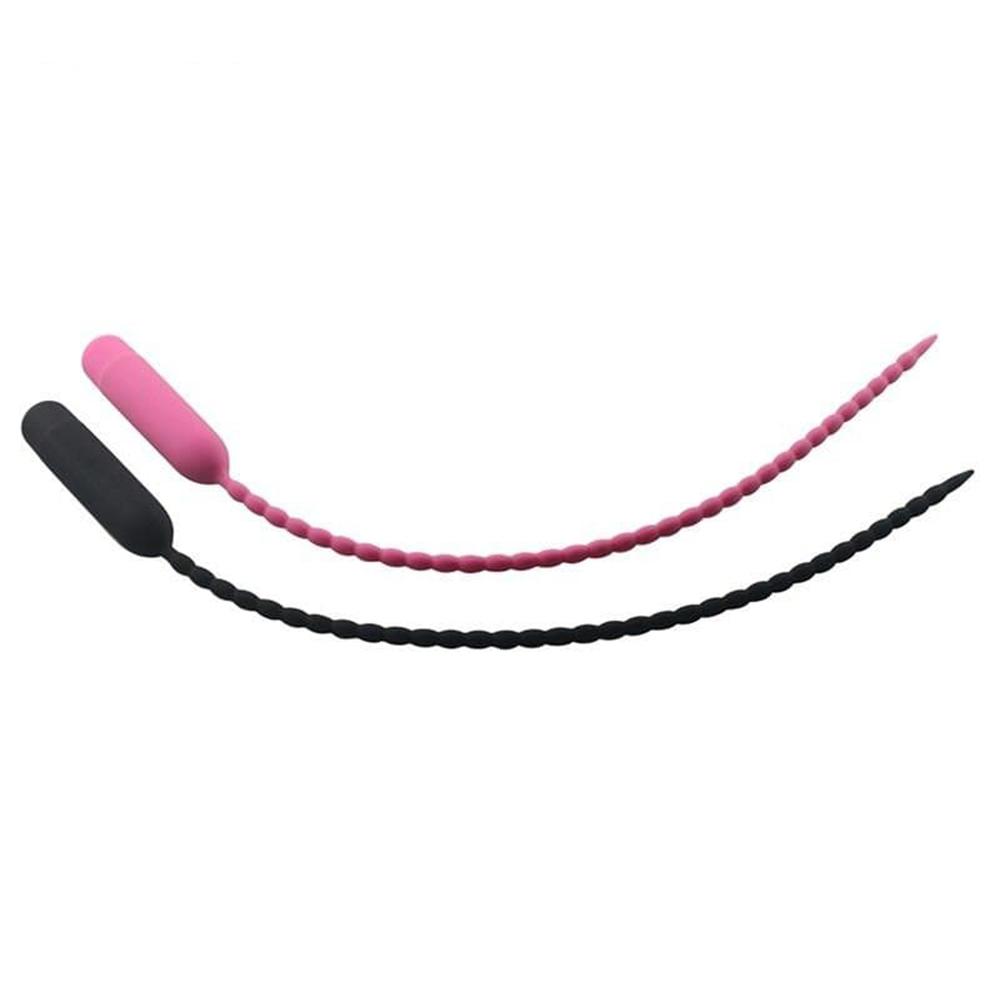 Vibrating Beaded 14 Inch Urethral Sound Lock The Cock Vibrating Beaded 14 Inch Urethral Sound Lock The Cock