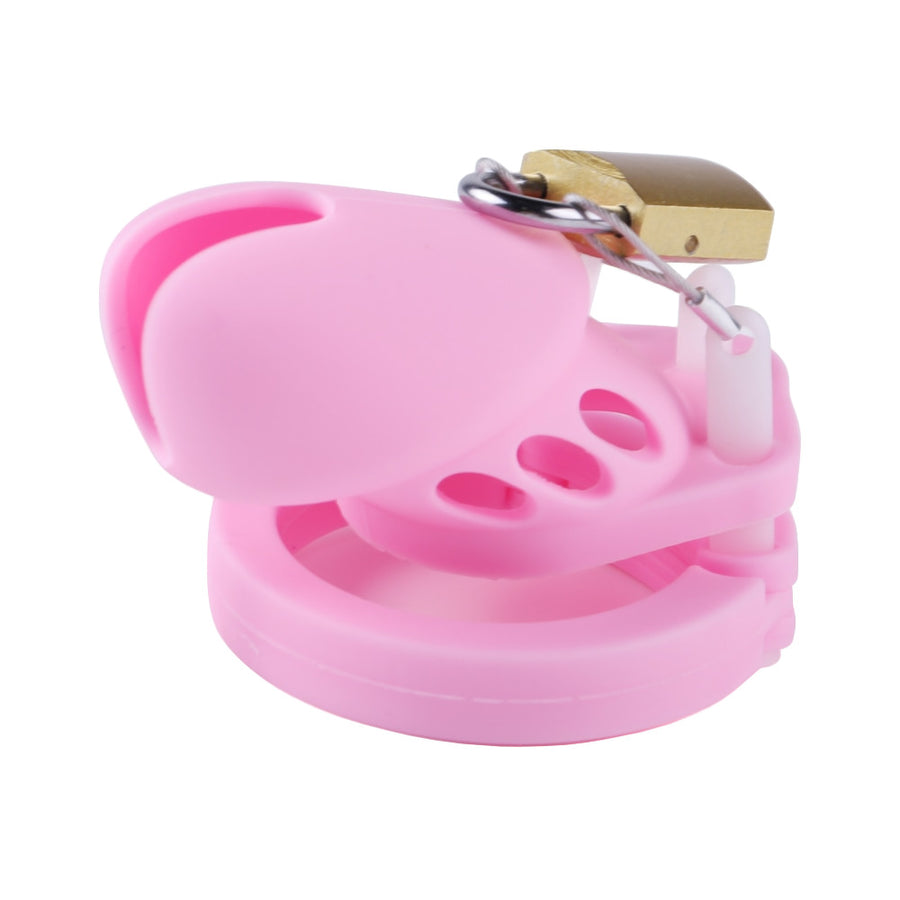 The Silicone Sissy Lock The Cock Cage Product For Sale Image 21