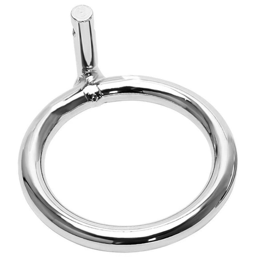 Experience unmatched control with our accessory cock ring for the Bendy Bruno chastity device. Crafted from durable, smooth silver metal, it complements leather, collar, studded, riveted, harness setups. Available in huge penis, stainless penis sizes, it fits perfectly, ensuring comfort and no unwanted slippage.