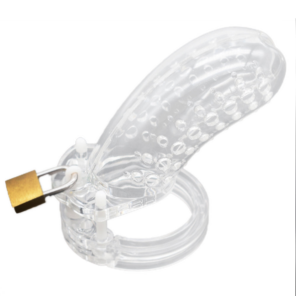 Clear Chastity Cage Belt