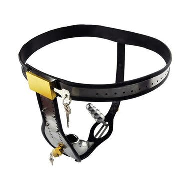 Locked And Loaded Metal Male Chastity Belt