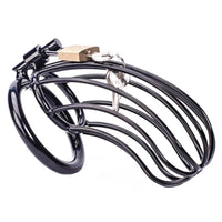 Experience ultimate control with the Eyes On Her Prize Black Cock cage a stainless steel device featuring programmable vibrating modes and electrosex stimulation. With its rechargeable design and vibration settings, elevate your intimate adventures and explore new realms of pleasure.