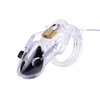 Unleash tantalizing control with this electro cock cage, where mistresses and key holders delight in teasing. The electric shock feature creates intense anticipation, denying cuming and amplifying obedience.