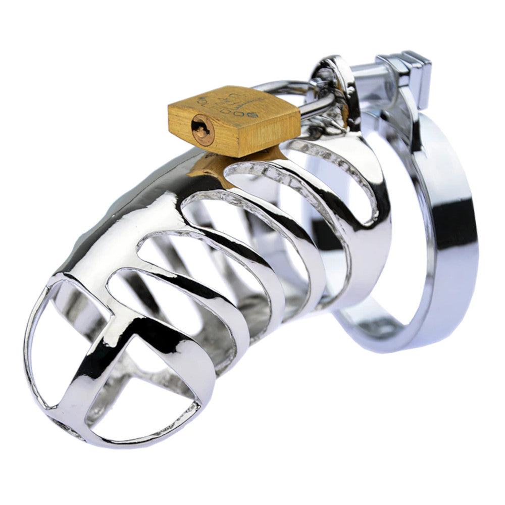 Steel Coil Of Despair Lock The Cock Cage Product For Sale Image 7