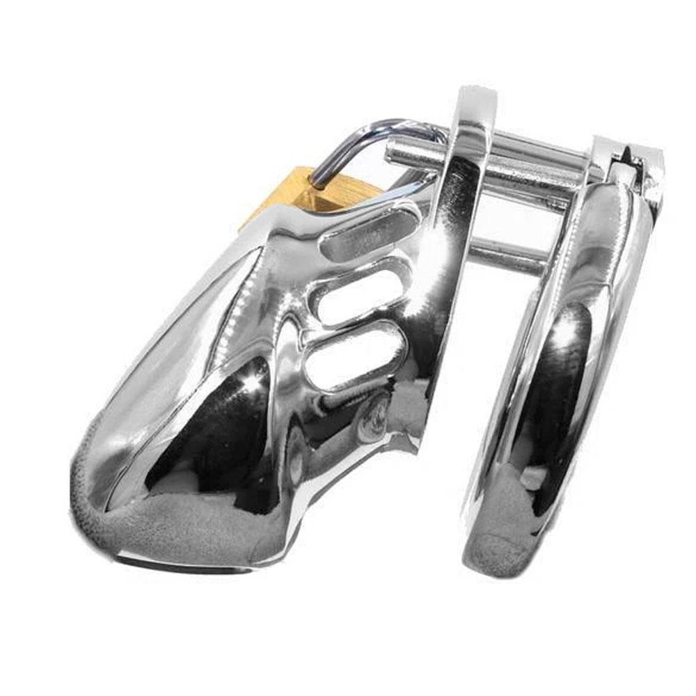 Pinned Prince(ss) Metal Lock Lock The Cock Cage Product For Sale Image 3