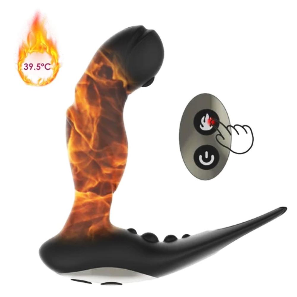 Heating Wireless Prostate Massager Lock The Cock Cage Product For Sale Image 3